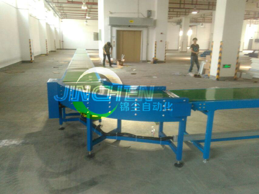 連續轉彎皮帶輸送機