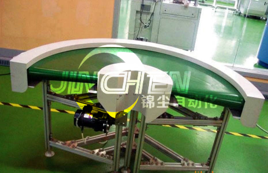 車間里的轉彎皮帶線