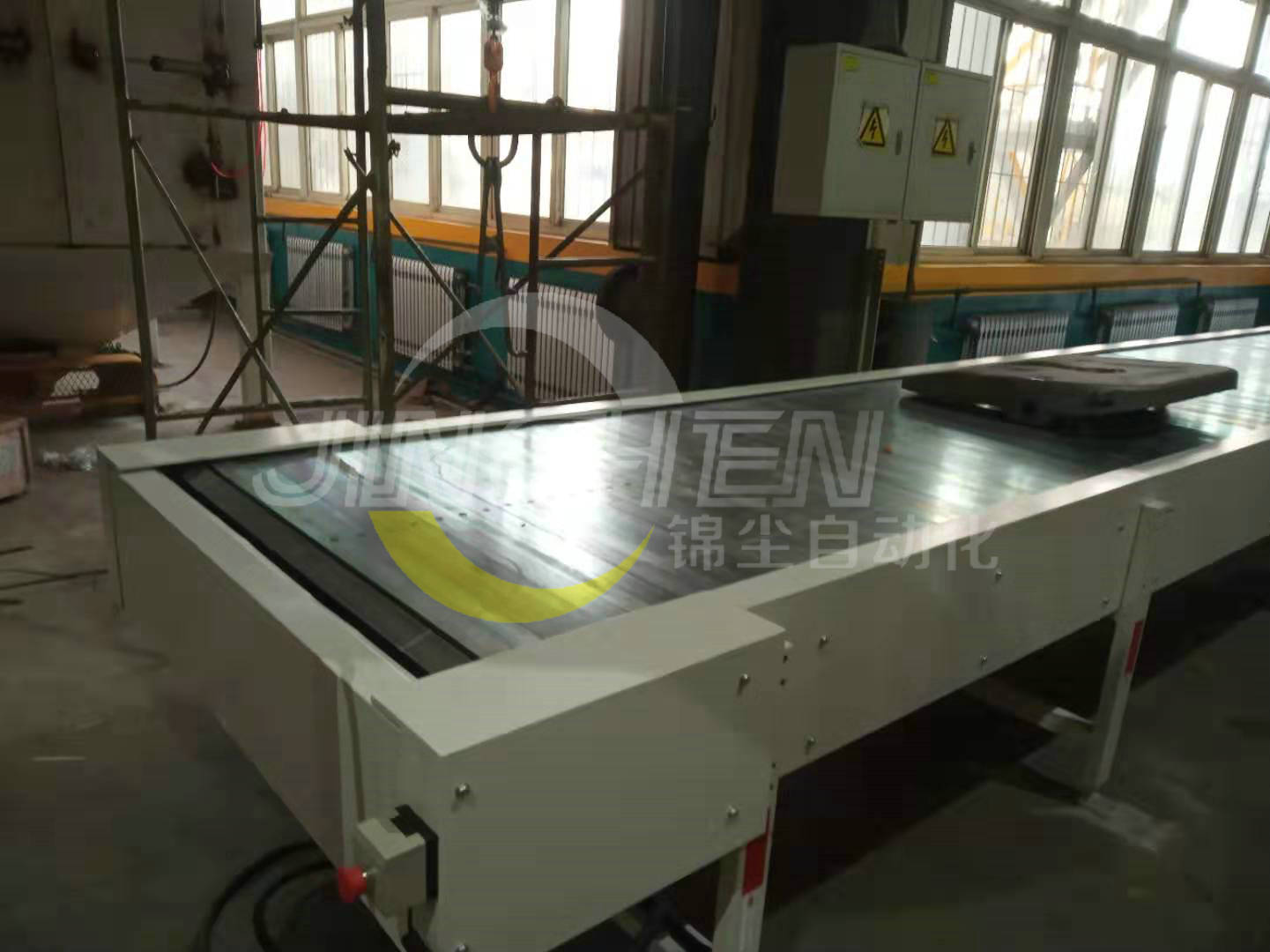 鋼板輸送機，板鏈輸送機