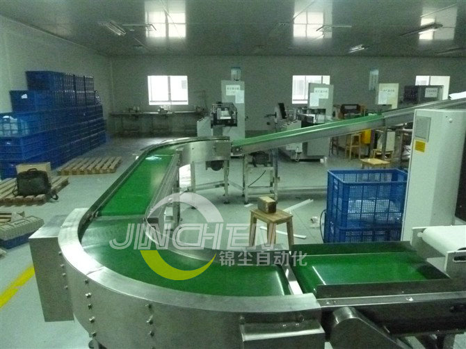 轉彎直線爬坡皮帶線